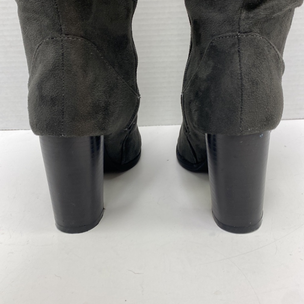 Qupid Charcoal Zinc Women’s Over The Knee Boots - Picture 6 of 9